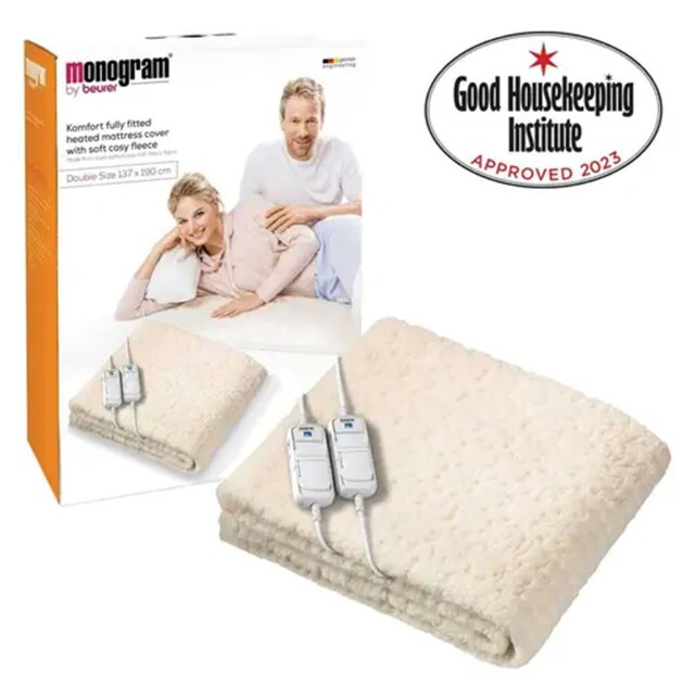 Beurer Comfort Fitted Dual Control Heated Mattress Cover – Fast Heat