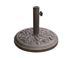 9kg Cast Iron Round Umbrella Parasol Base Stand Patio Outdoor Garden