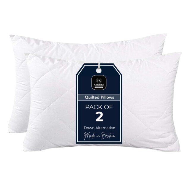 Premium Hotel Quality Quilted Hollowfibre Pillows For All Sleepers