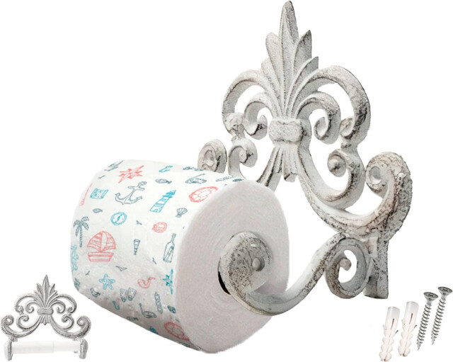 Cast Iron Toilet Paper Roll Holder - Cast Iron Wall Mounted Toilet