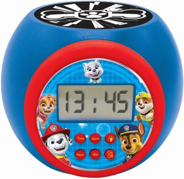 Lexibook Paw Patrol Children's Projector Clock With Timer -rl977pa