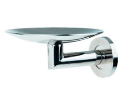 De L'eau Polished Stainless Steel Soap Dish