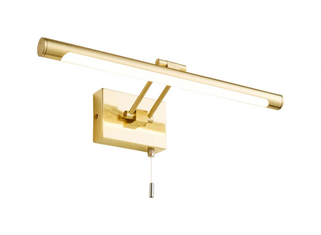 Wall Light Brass Chai Led Satin Ip44 Spa Spa-30993-sbrs
