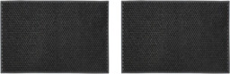 2 X Jvl Condor Classic Astro Turf Look Rubber Scraper Matblack Doormat