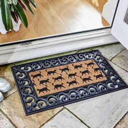 Non Slip Door Mat Heavy Duty Natural Coir Cat Insert Welcome Rug