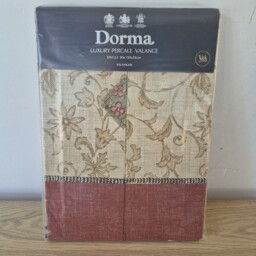 Dorma Kalamaki Luxury Percale Single Valance Sheet 90x190x38cm White