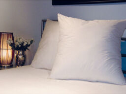 "Continental Euro Square Pillows Pair 65cm X 65cm 26"" X 26"" Luxury"