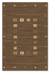 Quality Brown Beige Tribal Modern Design Natural Wool Rug Xl 200x250cm