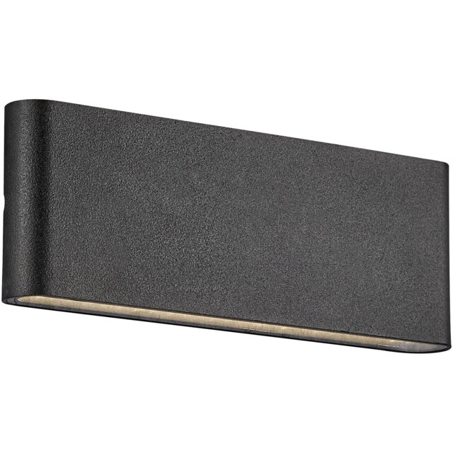 Nordlux 2118181003 Kniver Outdoor Wall Light Led Black Elegant & Slim