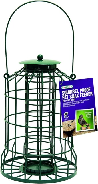 Gardman Squirrel Proof Fat Snax Bird Feeder
