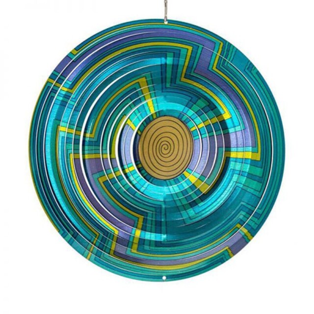 3d Mandala Swirl Wind Spinner