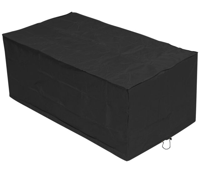 Woodside 6 Seater Rectangular Garden Patio Table Cover Furniture