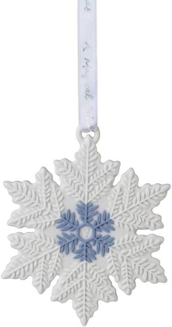 Wedgwood White Snowflake Christmas Tree Ornament 1055779