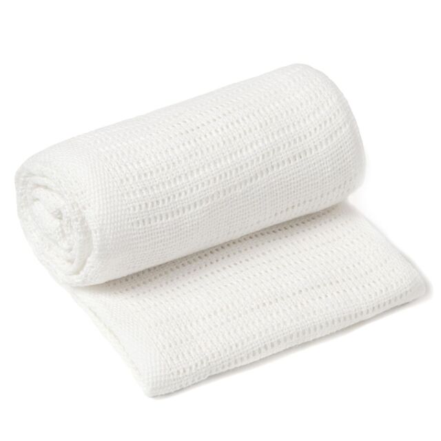 Clair De Lune Soft Cotton Cellular Baby Pram Blanket 90 X 70 Cm