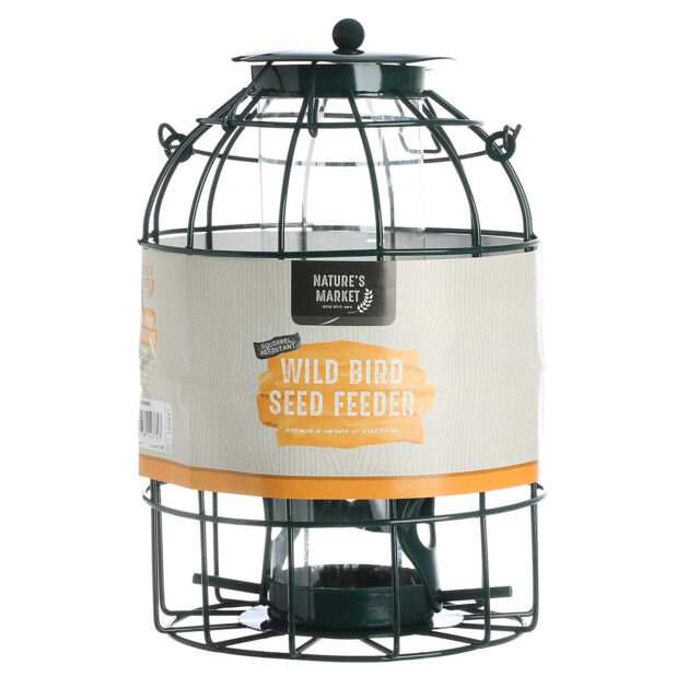 Kingfisher Deluxe Wild Garden Bird Hanging Seed Feeder Squirrel