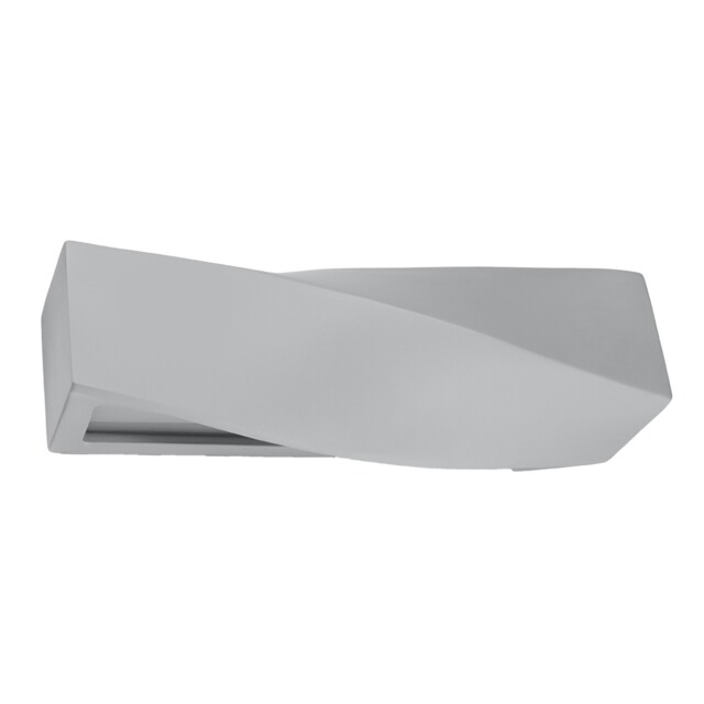 Modern Wall Lamp Sigma Ceramic Grey E27 Led Sollux Lighting Light Up