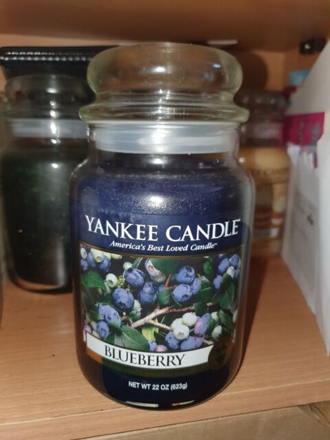 Yankee Candle Large Jar 22 Oz Blueberry - Rare Discontinued