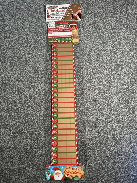 Scratch Off Christmas Countdown - Good Behaviour Calendar