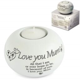 Arora Said With Sentiments Love You Mum Tealight Candle Holder Mother