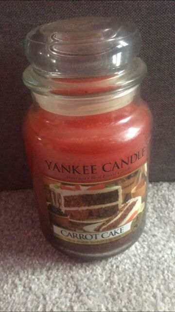 Yankee Candle Large Jar 623g Carrot Cake Brand (oily At The Bottom)