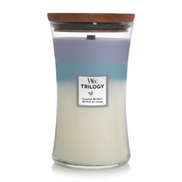 Large Hourglass Trilogy Scented Candle - Calming Retreat - With