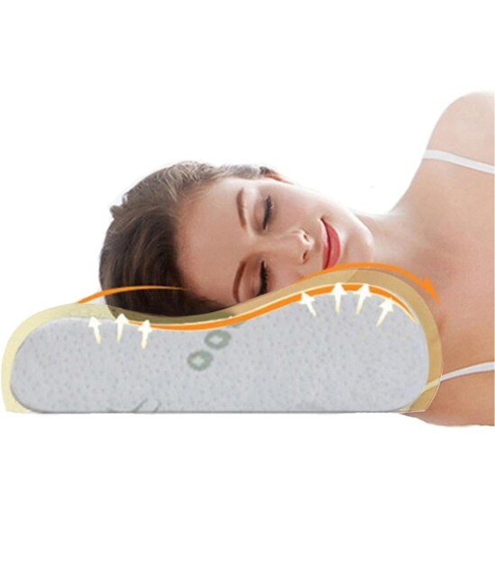 2025 Upgrade Memory Foam Pillow- Cervical Orthopedic Deep Sleep