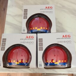 3x Aeg Uhrenradio Childrens Clock Radio Fm/mw-pll, 24-hour Led Display
