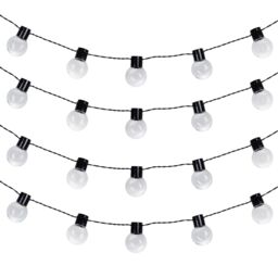 Led Solar Garden Light String Lights Garland Warm White Usb 20 Bulbs