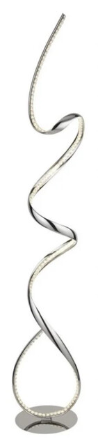 Floor Light Silver Twirls Led Chrome Searchlight 9219cc