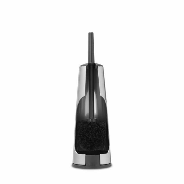 Brabantia Toilet Brush & Holder Metal, Brilliant Steel, 414640