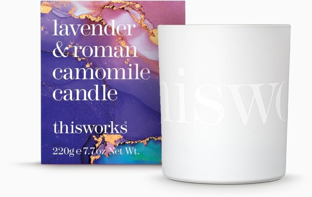 This Works Lavender & Roman Camomile Candle, 220 Gm - Hand Poured And