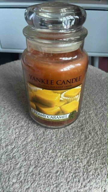 Yankee Candle Large Jar Creamy Caramel Brand