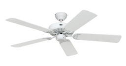"Ceiling Fan Without Lights White Ceiling Fan Classic Royal 132 Cm 52"""