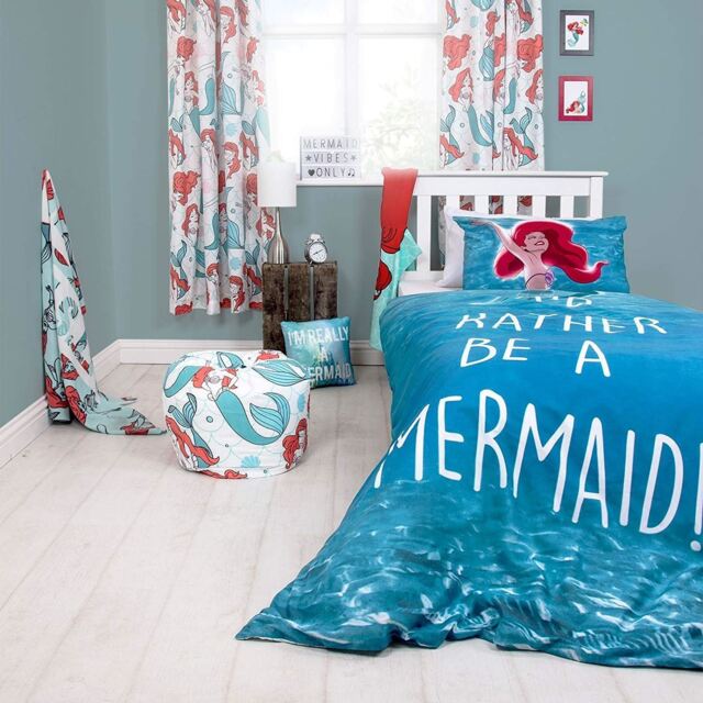 Disney Princess Shellfie Ariel Little Mermaid Single Duvet Cover Set
