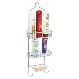 3 Tier Over Shower Door Screen Caddy Hanging Storage Tidy Basket