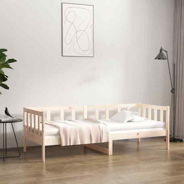 Day Bed 80x200 Cm Solid Wood Pine Vidaxl