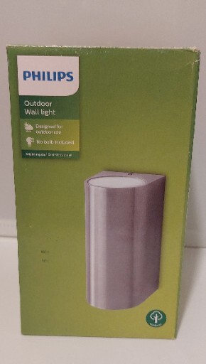 Philips Nightingale Outdoor Wall Lantern Stainless Steel (no Bulbs