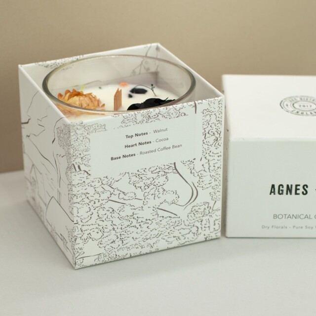 Botanical Soy Wax Candle - Lakeland Mocha