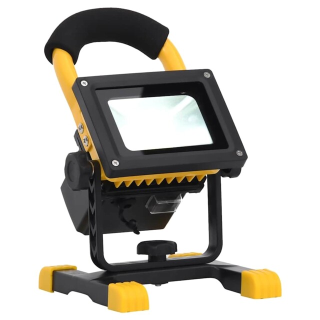 Rechargeable Led Spotlight With Handle 30 W Cold White Work Flood Lamp