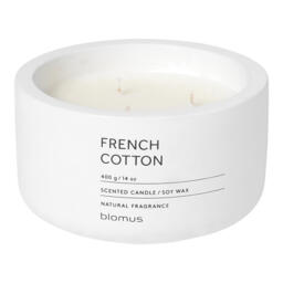 Blomus Fraga Duftkerze French Cotton, Duft Kerze, Candle, Beton, Lily