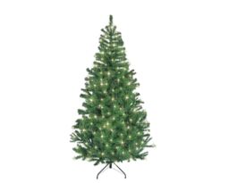 10ft Christmas Tree Tips: 1800 Green Bushy Alaskan Pine 300cm W/ Metal