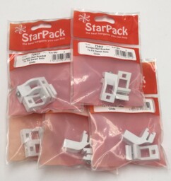 1 X (pack Of 2) Curtain Rail Bracket To Fit Swish Solo Starpack