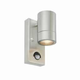 Saxby Atlantis Outdoor Pir Motion Sensor Wall Light Marine Grade Steel