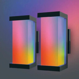 Atomi Smart Quadrata Wifi Led 2 Pack Wall Lights Sconces Smart Home