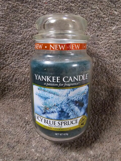 Yankee Candle Large Jar Icy Blue Spruce 2018 Hard To Find