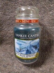 Yankee Candle Large Jar Icy Blue Spruce 2018 Hard To Find