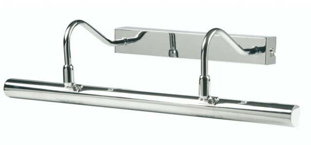 Wall Light Silver Kuns Picture Chrome 490mm G9 Oaks Lighting G9d Ch