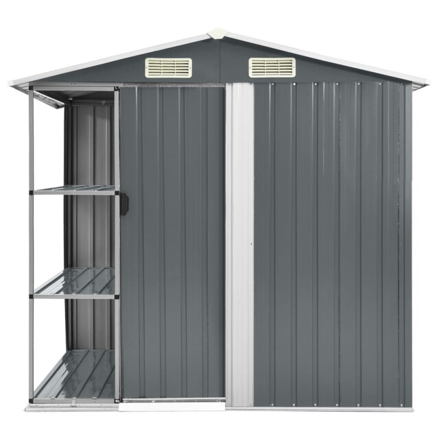 Garden Shed With Rack Outdoor Storage House Building Tool Shed Iron