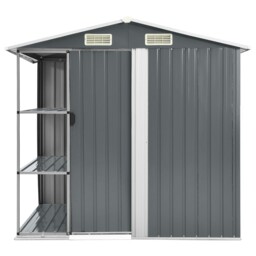 Garden Shed With Rack Outdoor Storage House Building Tool Shed Iron