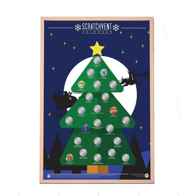 Gift Republic Bucket List Festive Christmas 'scratchvent' Advent